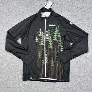 Maloja Cycling Jacket Mens XXL Black HeinoM Moonless Full Zip Mountain Bike NEW